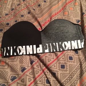 Brand new pink strapless bra